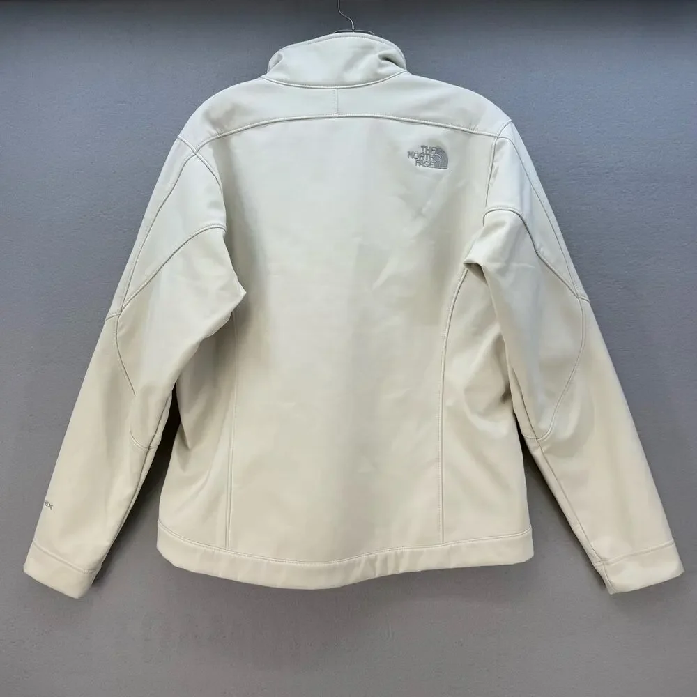 The North Face Soft Shell Jacket Women's M Off White TNF Apex Outdoor Gear - Picture 2 of 16
